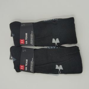 Under Armour Adult Team Over The Calf Socks  XL 2 Pairs